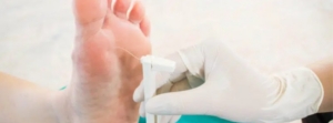 Voorbeeld bij uitleg over diabetische voetzorg